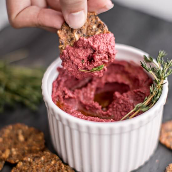 Easy Superfood Beet Hummus