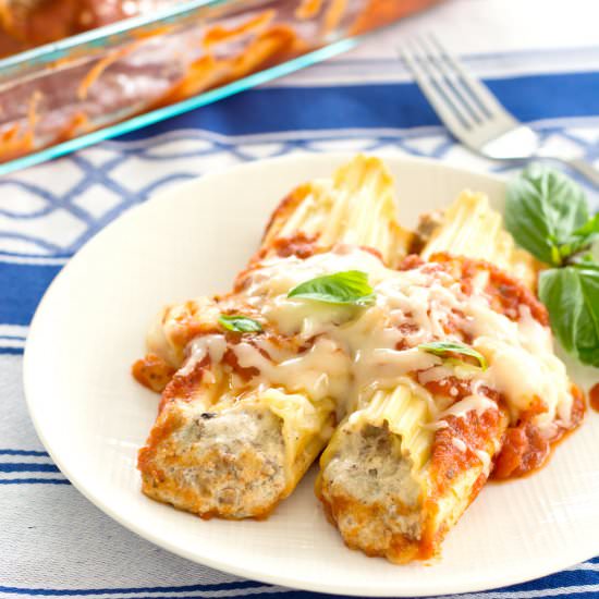 Beef Manicotti