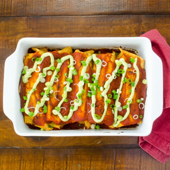 Easy Vegan Enchiladas