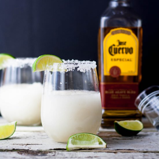 Slushy Lime Margaritas!