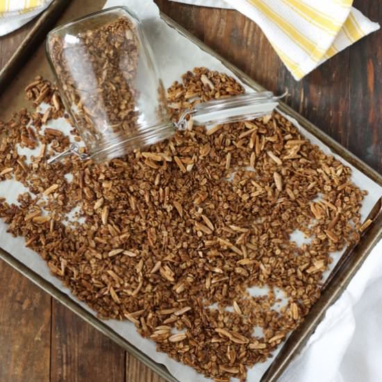 Cardamom Vanilla Almond Granola