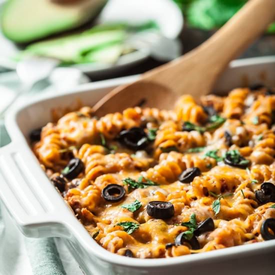 healthy mexican pasta bake