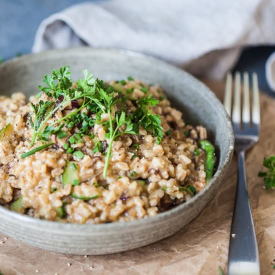 Vegetarian Farro Risotto