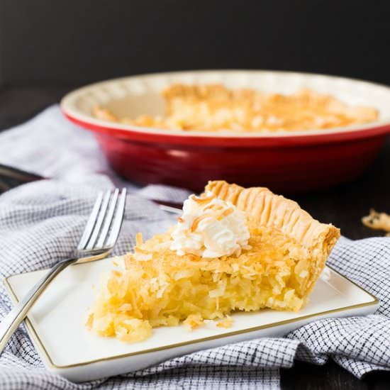 Coconut Custard Pie