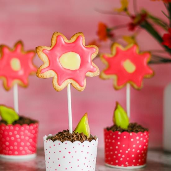 Mother’s Day Flowers Easy Cookie