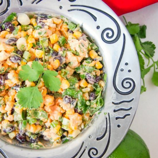 Mexican street corn salad