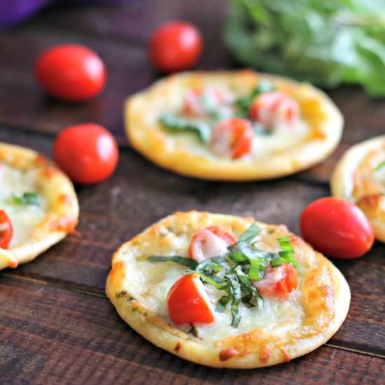 Tomato Basil Pizza Bites (GF)