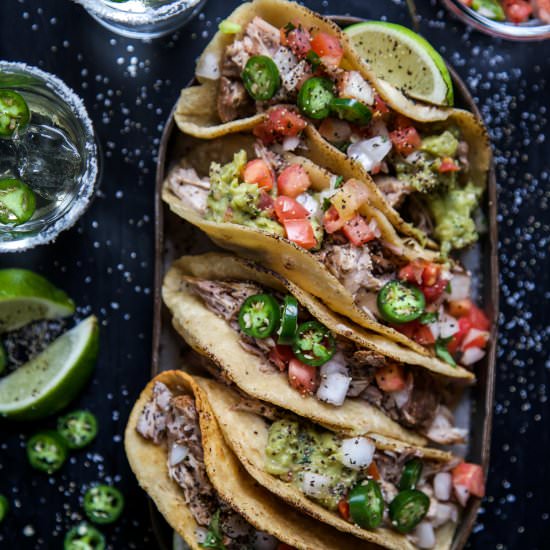 Loaded Carnitas Puffed Tacos