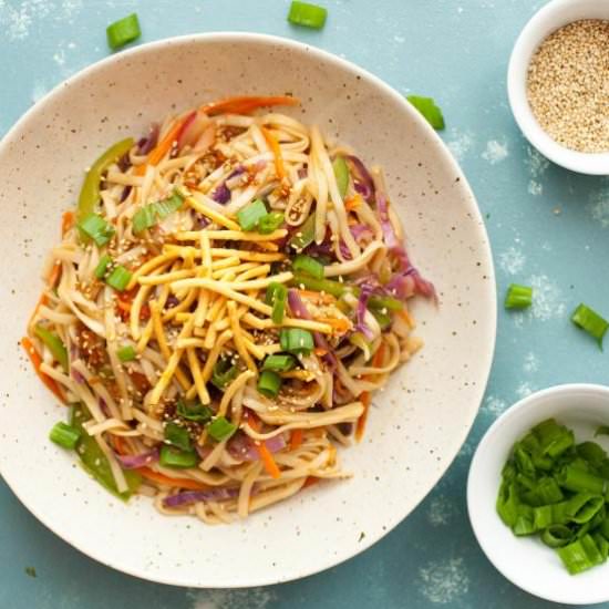 Teriyaki Rainbow Noodles