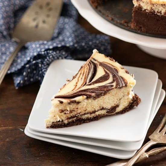 Chocolate Swirl Cheesecake