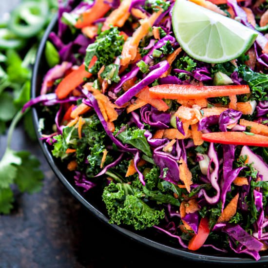 Cilantro Lime Kale Slaw