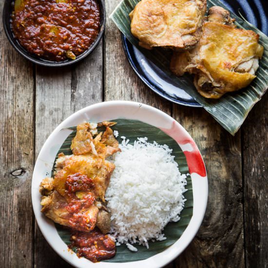 Fried Chicken with Sambal