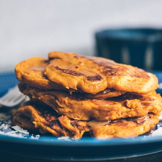 Sweet Potato Pancake & Maple Almond