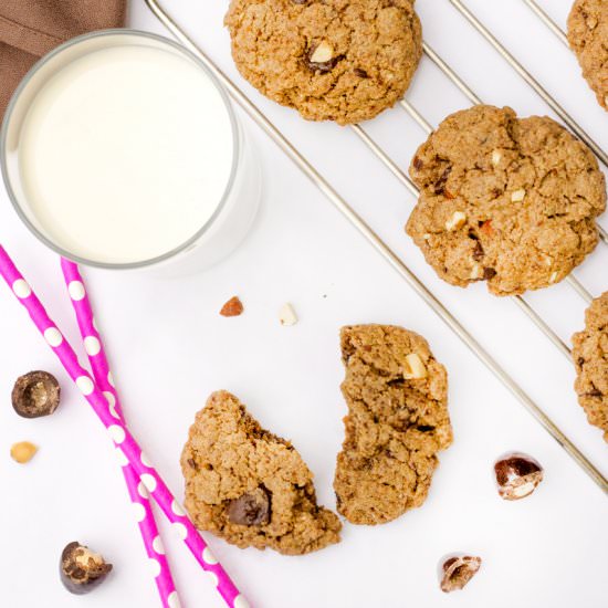 Chocolate Covered Almond Cookies