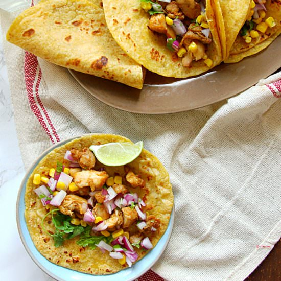 Mexican Chicken Street Tacos