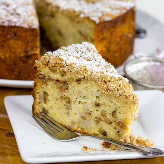 Banana Walnut Coffee Cake