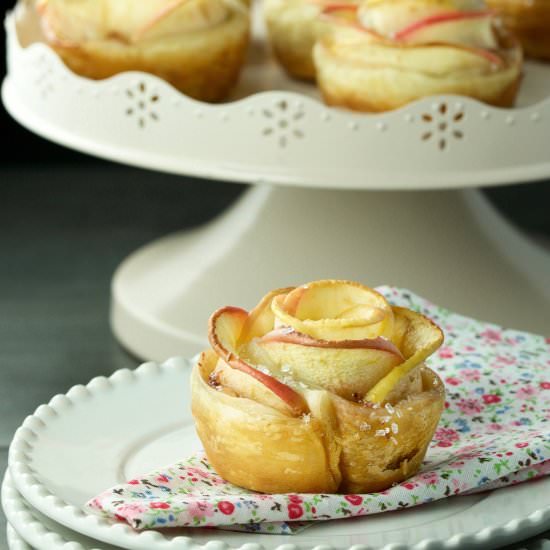 Apple Rose Puffs