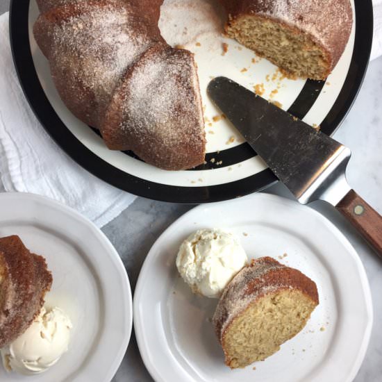 Apple-Cider Doughnut Cake
