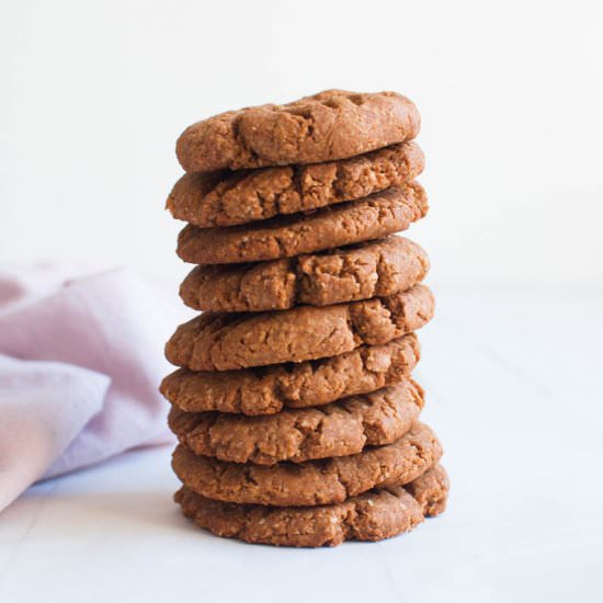 Peanut Butter Ginger Cookies