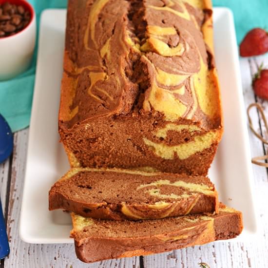 Marble Mocha & Cardamom Cake