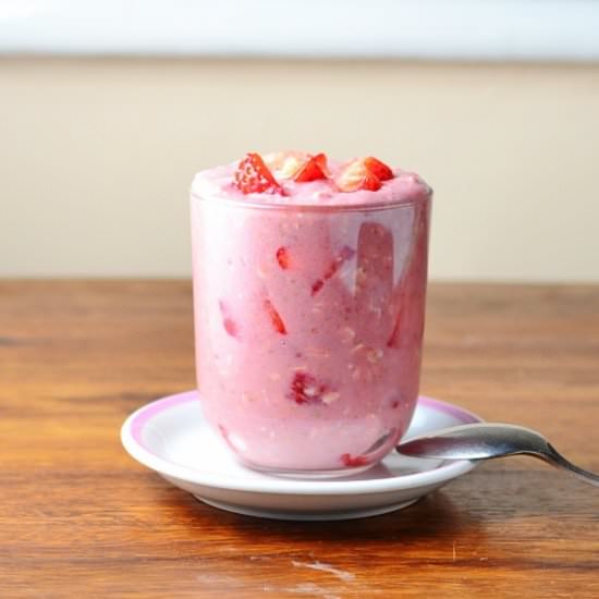 Strawberry Peanut Butter Oats