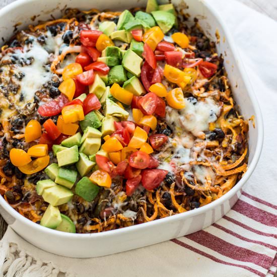 Sweet Potato Mexican Casserole