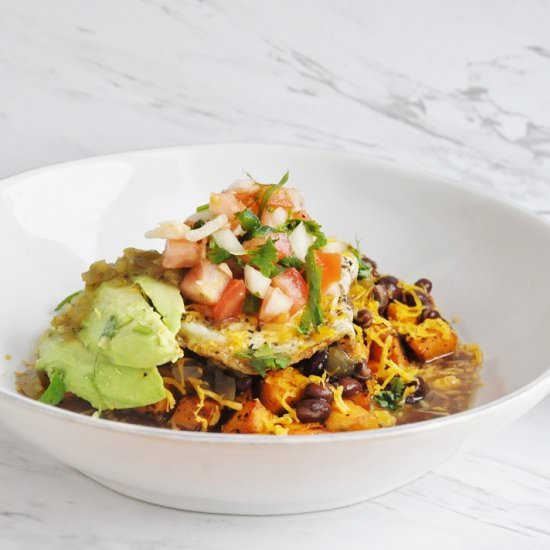 Sweet Potato Huevos Rancheros