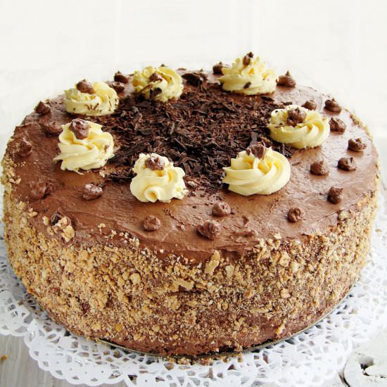 Polish cake with cream