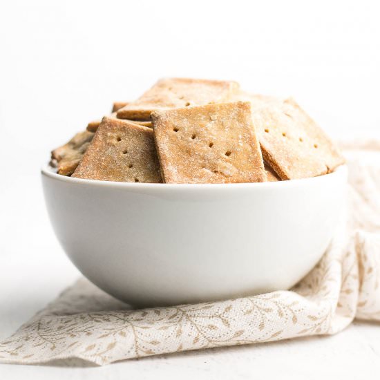 Everything Bagel Quinoa Crackers