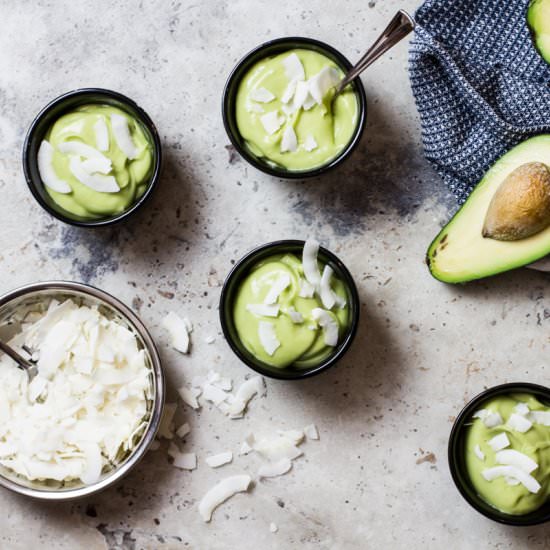 Coconut and Avocado Mousse