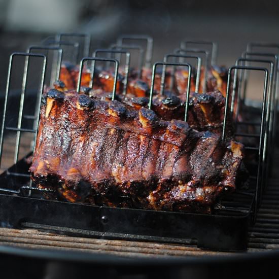 Hickory smoked ribs