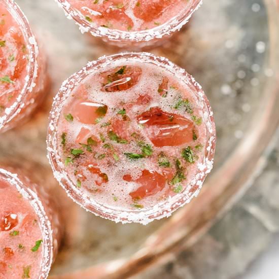 Strawberry Basil Margarita