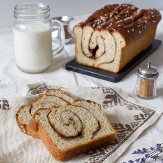 Cinnamon sweet bread loaf