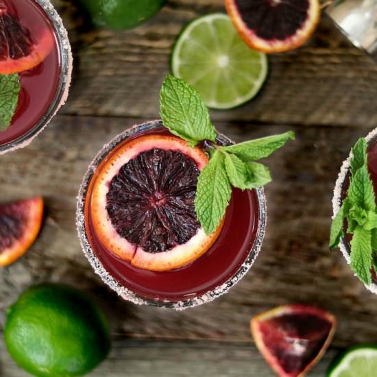 Blood Orange Margaritas
