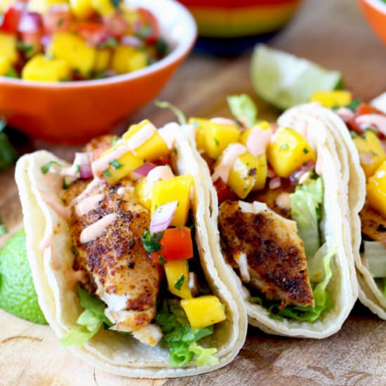 Blackened Fish Tacos