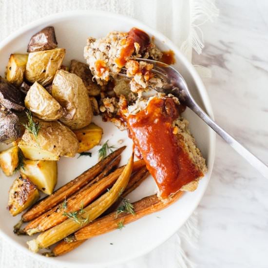 Simple Vegetarian Meatloaf