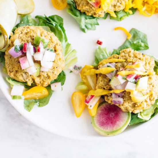 Simple Chickpea Burgers