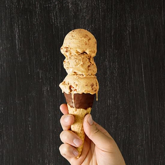 Vegan Bacon Butter Pecan Ice Cream