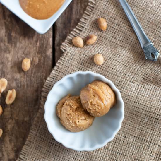 Peanut Butter Cookie Dough for One