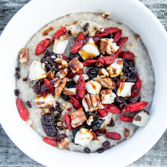 Antioxidant Green Tea Porridge