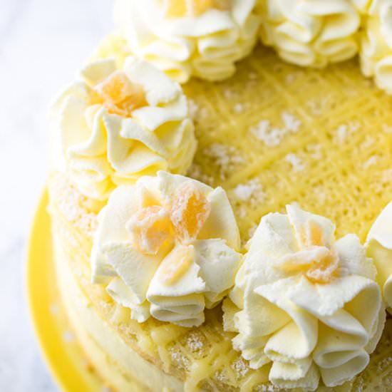 Lemon Cheesecake Mousse Cake