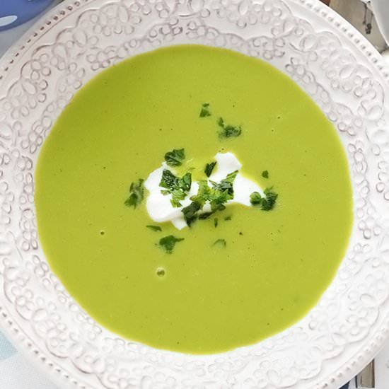 Green Pea Soup (vegetarian)