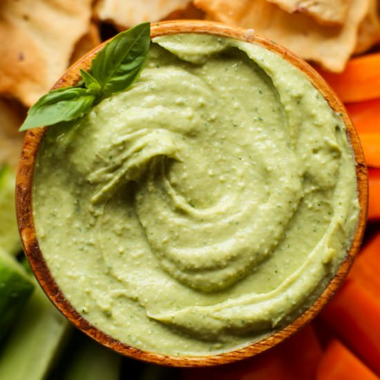 Basil Avocado Dip