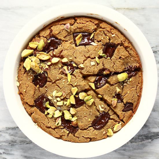 Chickpea Deep-Dish Cookie