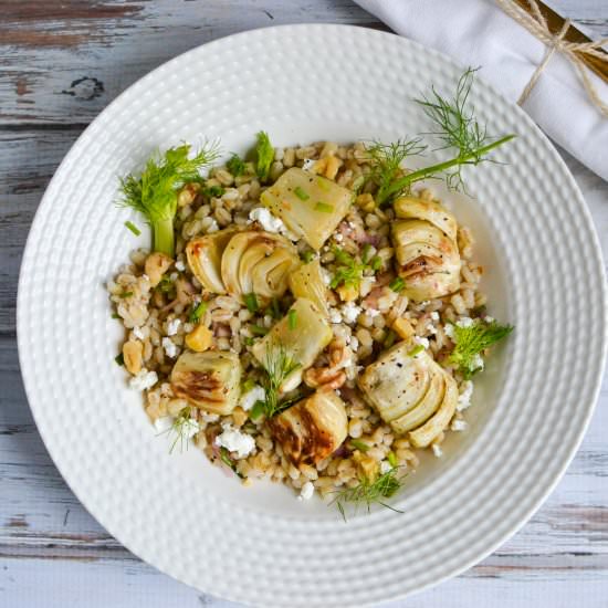 Roasted Fennel and Barley Salad
