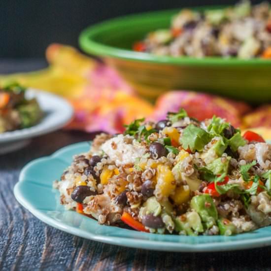 Caribbean Chicken Quinoa Salad