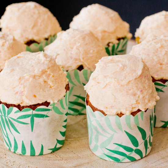 Rhubarb Cupcakes