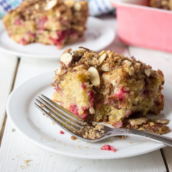 Raspberry Almond Coffee Cake