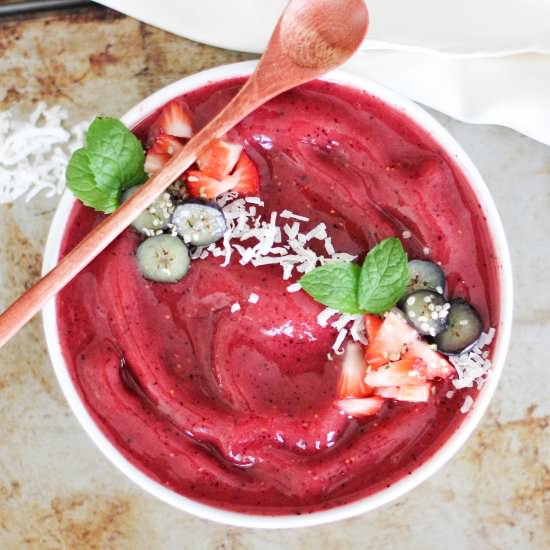 Blueberry Smoothie Bowl
