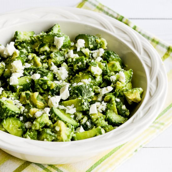Cucumber and Avocado Salad